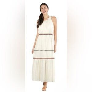 LoveStitch crinkle gauze embroidered dress. Boutique brand.
